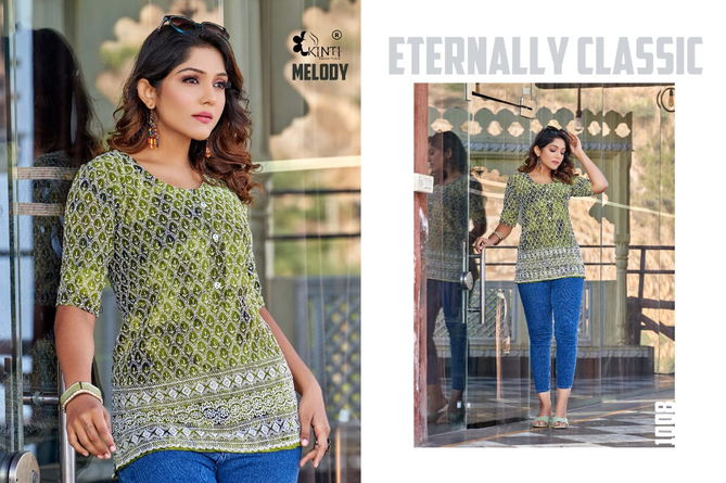 Kinti Melody Ney Stylish Designer Western Wear Wholesale Ladies Top
